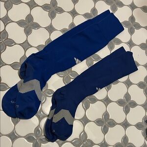 Blue soccer socks 2 pairs